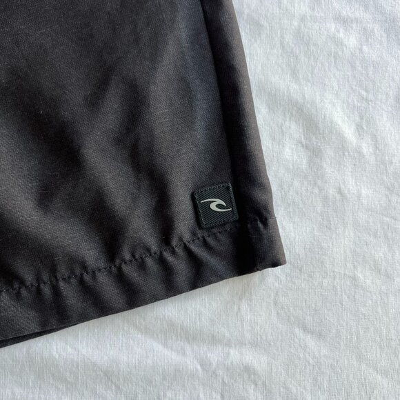 Rip Curl Boys X-Large (16Y) Black Amphibian Hybrid Beach Shorts - Picture 3 of 4